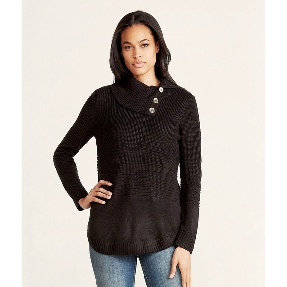 NEW | Calvin Klein | Cozy Black Turtleneck… - Picture 1 of 9